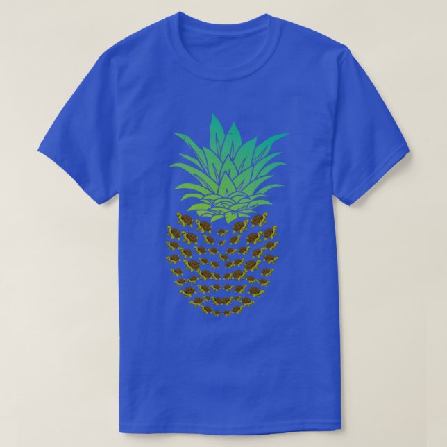 T-shirt Tortue à ananas (Design devant)