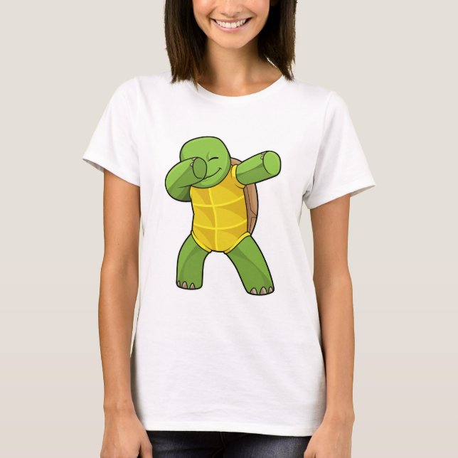 T-shirt Tortue à Hip hop Dance Dab (Devant)