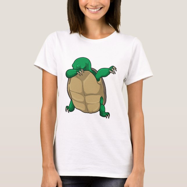 T-shirt Tortue à Hip hop Dance Dab (Devant)