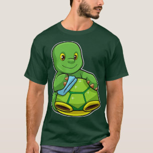 T-shirt Tortue avec chiffon de nettoyage de coquilles