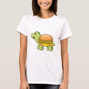 T-shirt Tortue avec coquille comme Burger.PNG