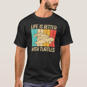 T-shirt Tortue cool Pour Hommes Tortue de mer Animaux aqua