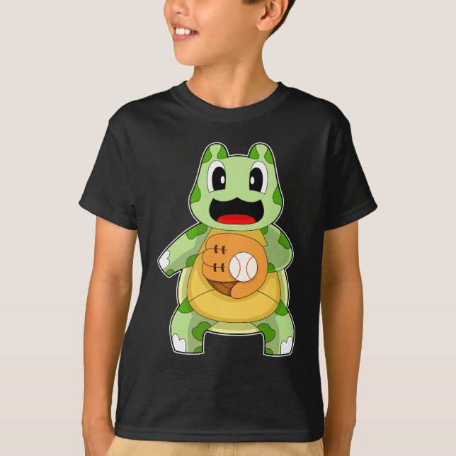 T-shirt Tortue de baseball (Devant)