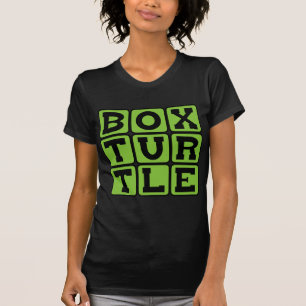 T-shirt Tortue de boîte, reptile écossé