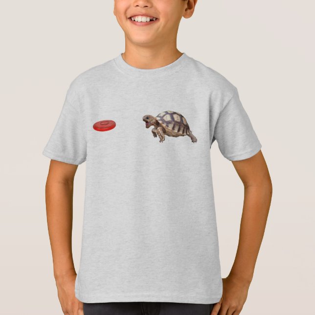 T-shirt Tortue de frisbee (Devant)