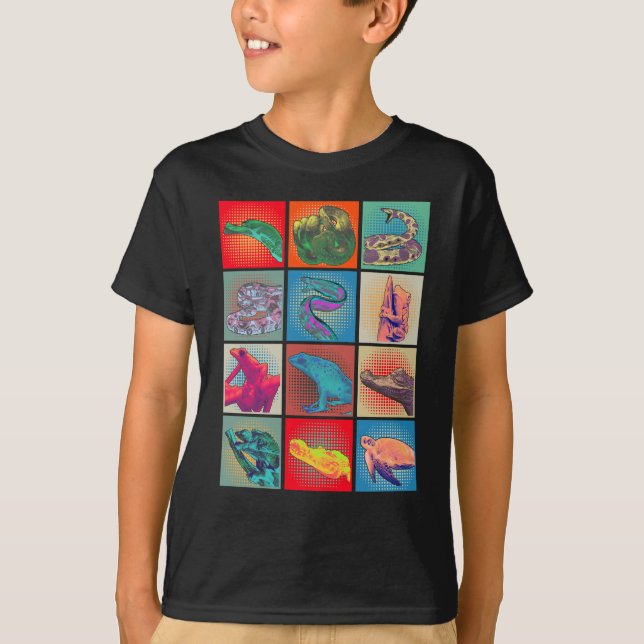 T-shirt Tortue de la grenouille à couleuvre rétro (Devant)