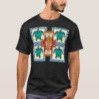 Tortue de masque de Tiki
