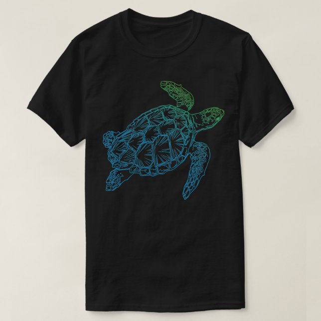T-shirt Tortue de mer (Design devant)