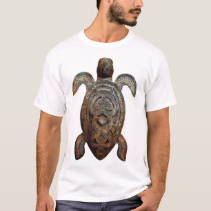 T-shirt Tortue de mer artistique sculptée