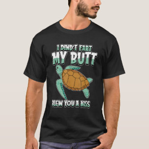 T-shirt Tortue De Mer Humoristique Je N'Ai Pas Pu Mon Beur