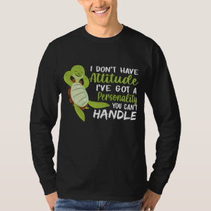 T-shirt Tortue de mer Je n'ai pas d'attitude amoureux de t