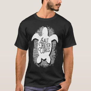 T-shirt Tortue de mer Tropical Femmes ou Hommes Cures d'ea