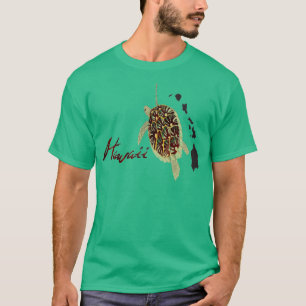 T-shirt Tortue de mer verte d'Hawaï