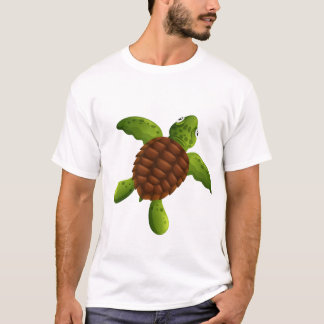 T-shirt Tortue de mer verte mignonne