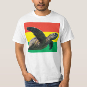 T-shirt Tortue d'Hawaï de reggae d'Oahu de baie de Hanaum