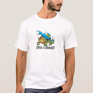 T-shirt Tortue drôle dans le cap Superhero