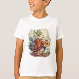 T-shirt Tortue en voyage