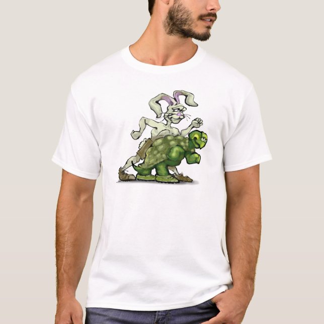 T-shirt Tortue et lièvre (Devant)