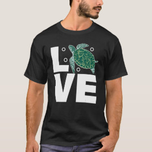 T-shirt Tortue Lotte Tortue Jour des terres animal marin