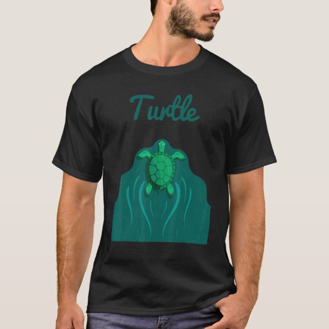 T-shirt Tortue marine Animal Amphibian Turtle 1 (Devant)