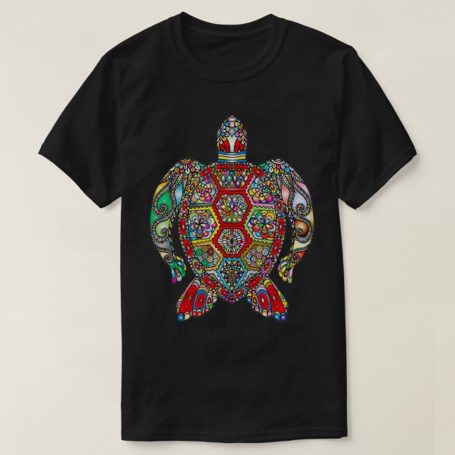 T-shirt tortue nirvana (Design devant)