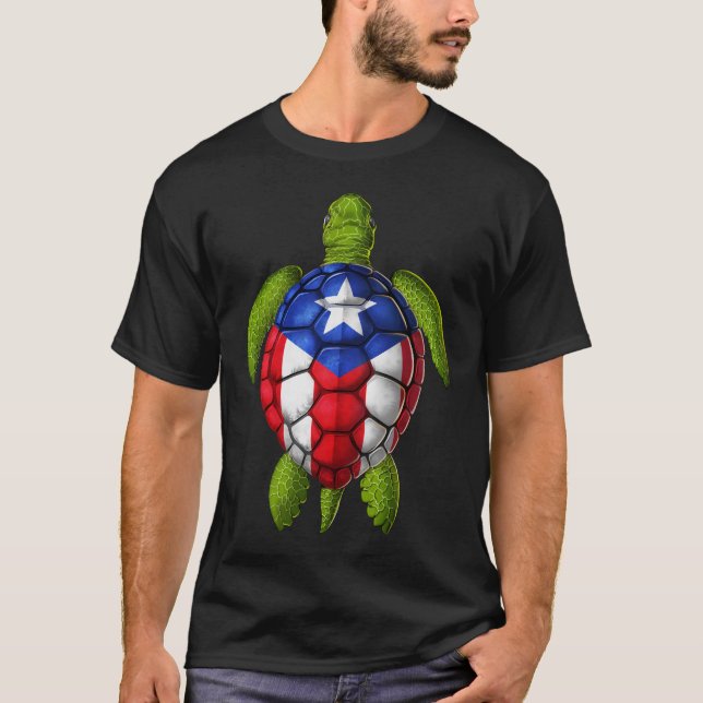 T-shirt Tortue portoricaine (Devant)