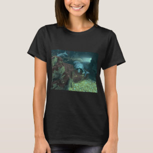 T-shirt Tortue qui nage sous l'eau à l'Aquarium du Tenness