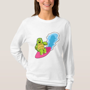 T-shirt Tortue surfeur avec Surfer