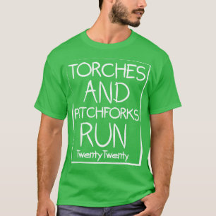 T-shirt Tortues et fourches à fourche courent Vingt