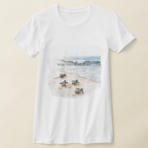 T-shirt Tortues marines du littoral océanique