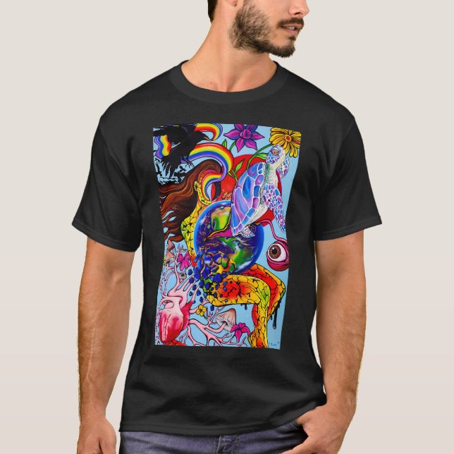 T-shirt Tortues Tout Au Long De Sturgill Simpson Inspiré (Devant)