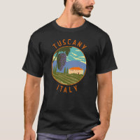 Toscane Italie Vignoble Perturbé Cercle Vintage
