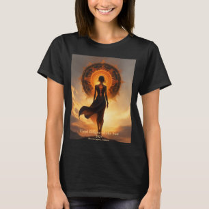 T-shirt Total Déesse Éclipse Solaire Regardant Dans Le Sol