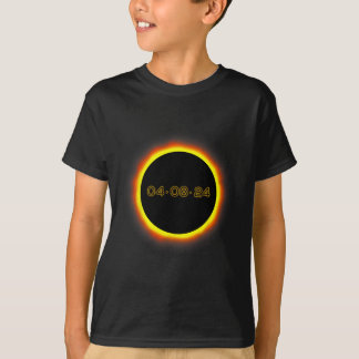 T-shirt Total Éclipse Solaire 04.08.2024 Totalité 1
