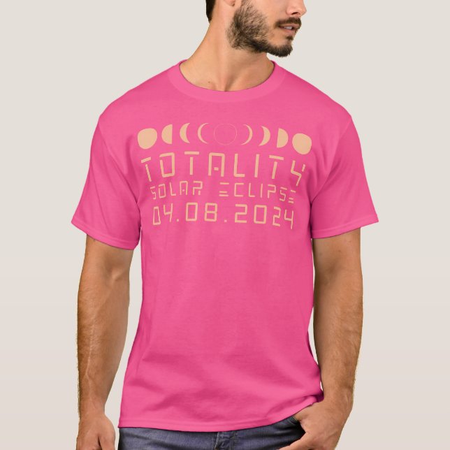 T-shirt Total Éclipse solaire 2024 Astronomie Éclipse sola (Devant)