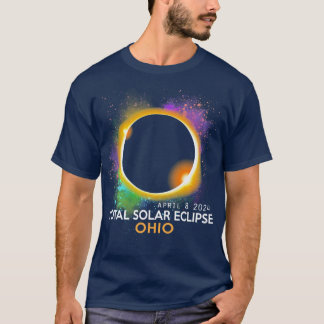T-shirt Total Éclipse Solaire 2024 Totalité 040824 Ohio Lo