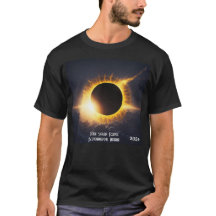 Total Éclipse solaire Ajouter n'importe quel texte