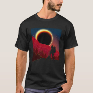 T-shirt Total Solaire Eclipse 2024 America Totality Hikers