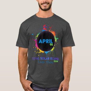 T-shirt Total Solaire Eclipse 2024 Colorful Totality I was