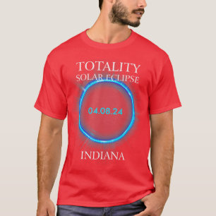 T-shirt Total Solaire Eclipse 2024 Indiana 040824 Astronom