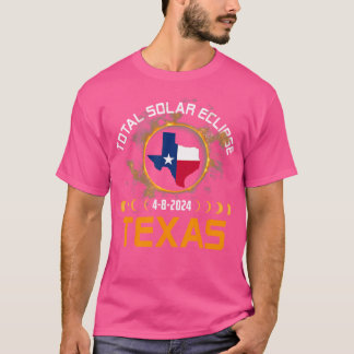 T-shirt Total Solaire Eclipse 2024 Texas North America Ast