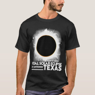 T-shirt Total Solaire Eclipse San Antonio TEXAS 8 avril 20