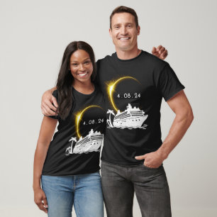 T-shirt Total Solar Eclipse 2024 Cruise Ship