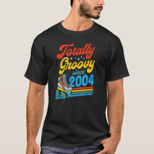 T-shirt Totalement Super depuis 2004 Retro Roller Skate Bi