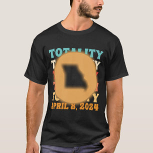 T-shirt Totalité du Missouri Éclipse solaire 8 avril 2024