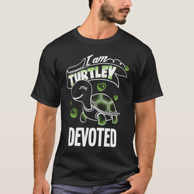 T-shirt Totally Awesome Turtley Devoted (Devant)