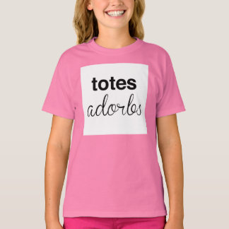 T-shirt "Totes Adorbs" Tee Graphique de la jeune fille