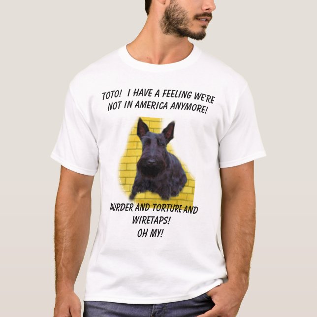 T-shirt Toto !  J'ai un sentiment que nous ne sommes pas (Devant)