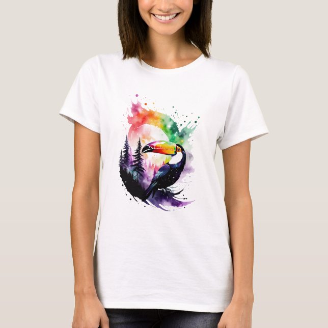 T-shirt Toucan cosmique (Devant)