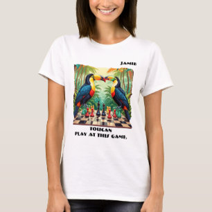 T-shirt Toucan Jouer à ce jeu-échecs personnalisable